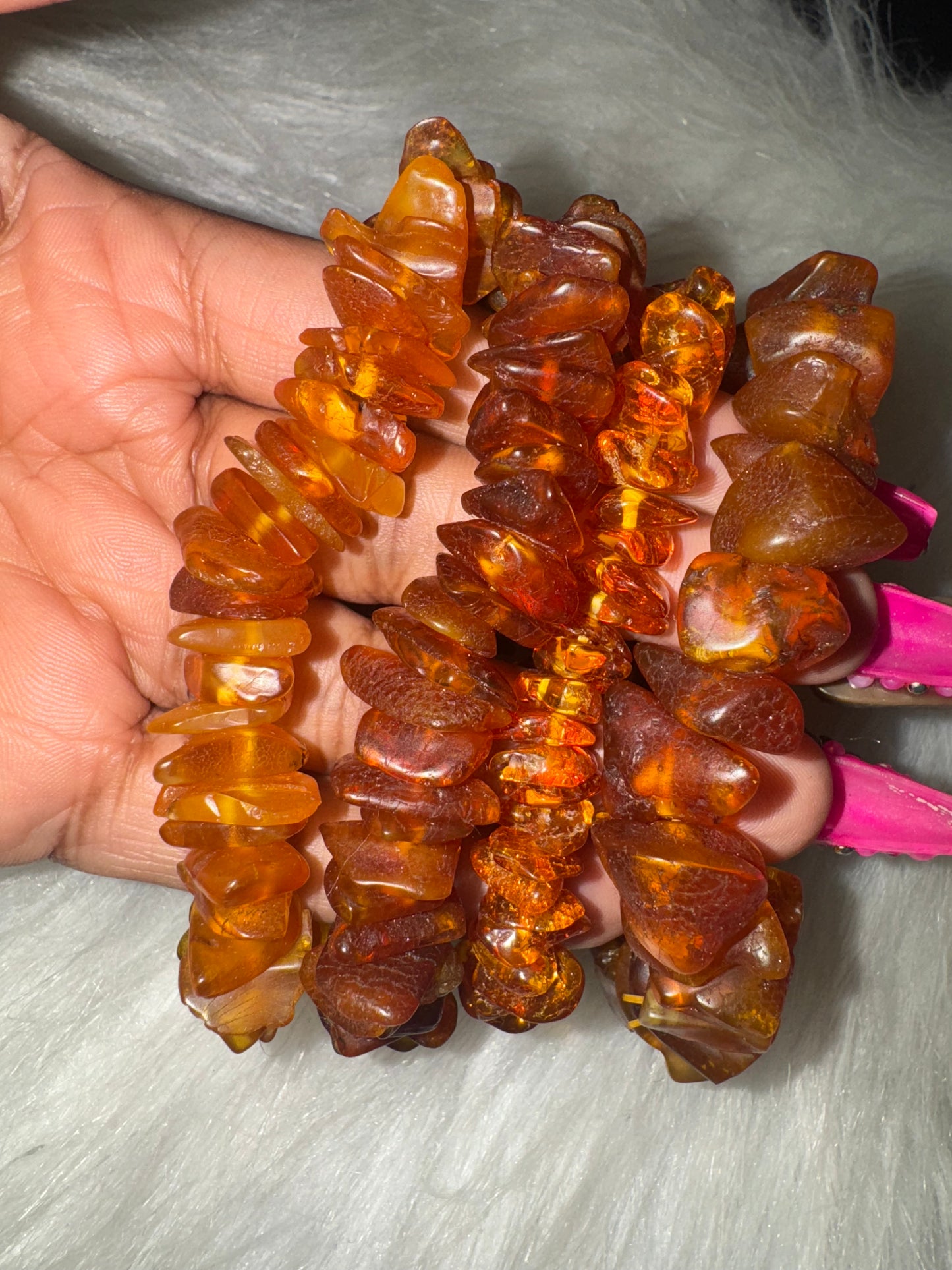 Amber Chips Bracelet