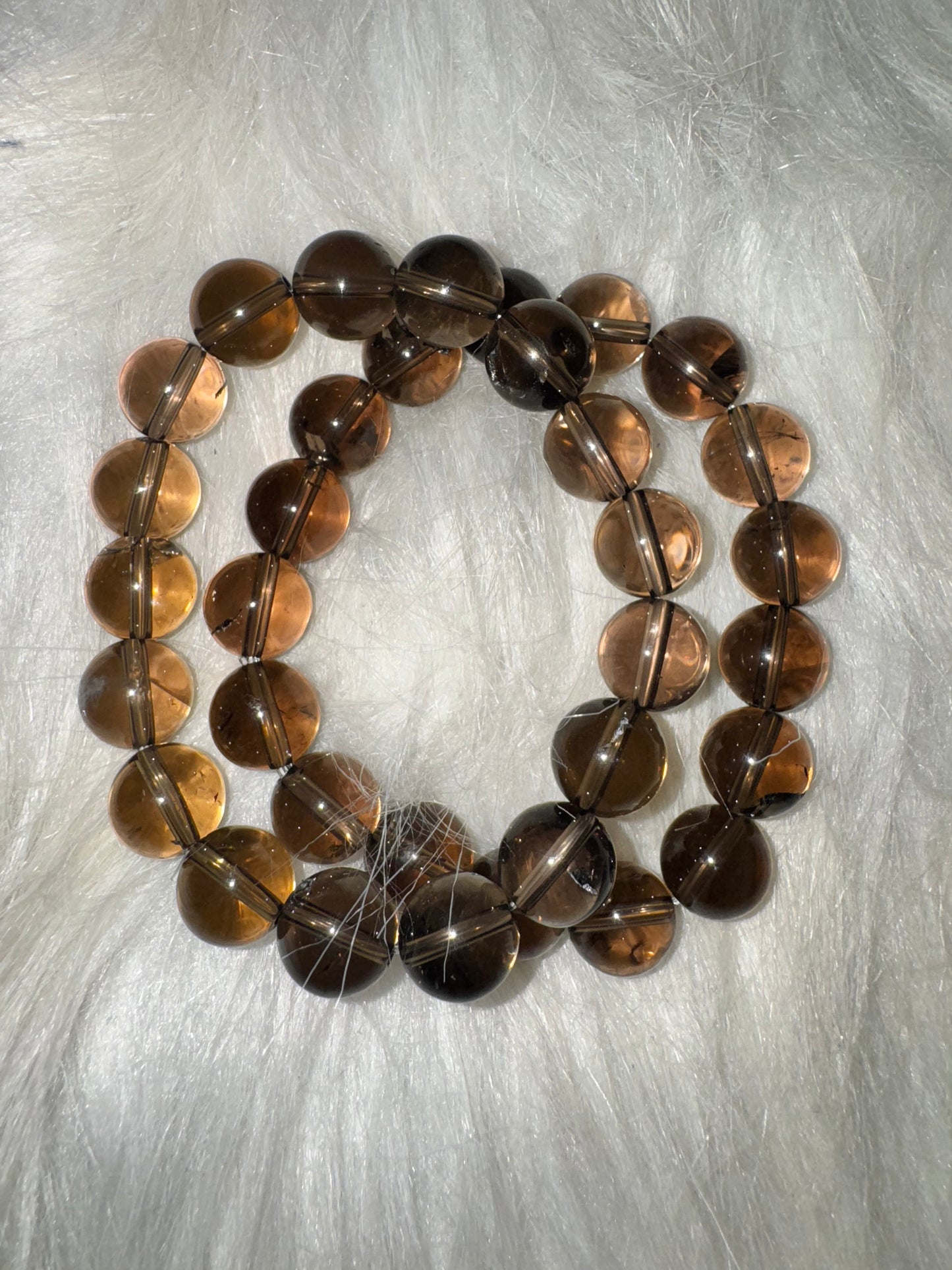 HQ Smoky Quartz Bracelet 12/13mm