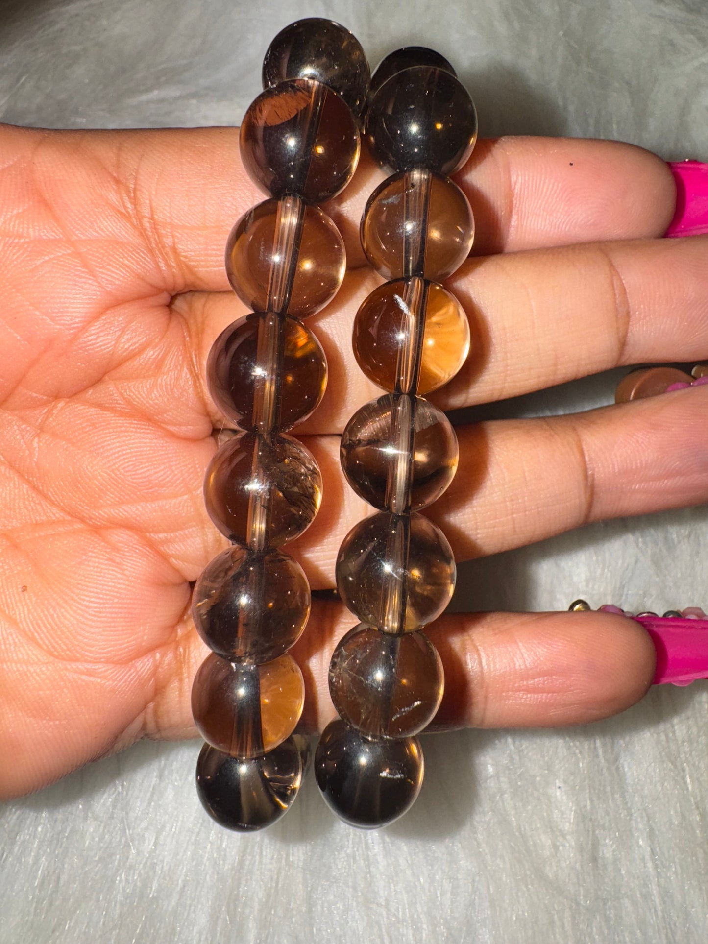 HQ Smoky Quartz Bracelet 12/13mm