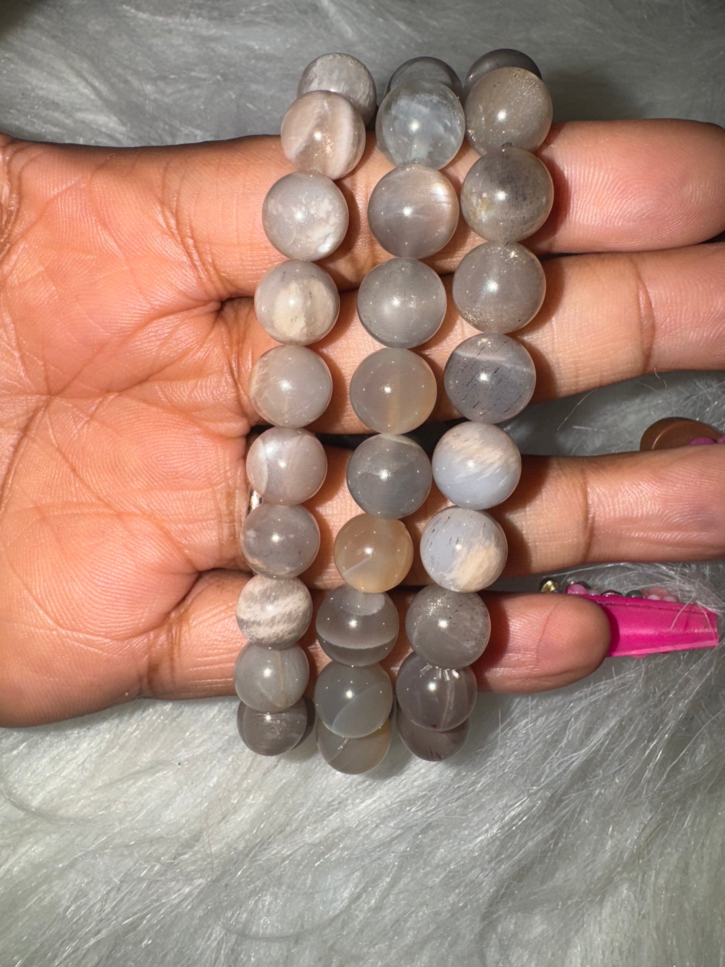 Moonstone Bracelet 9mm