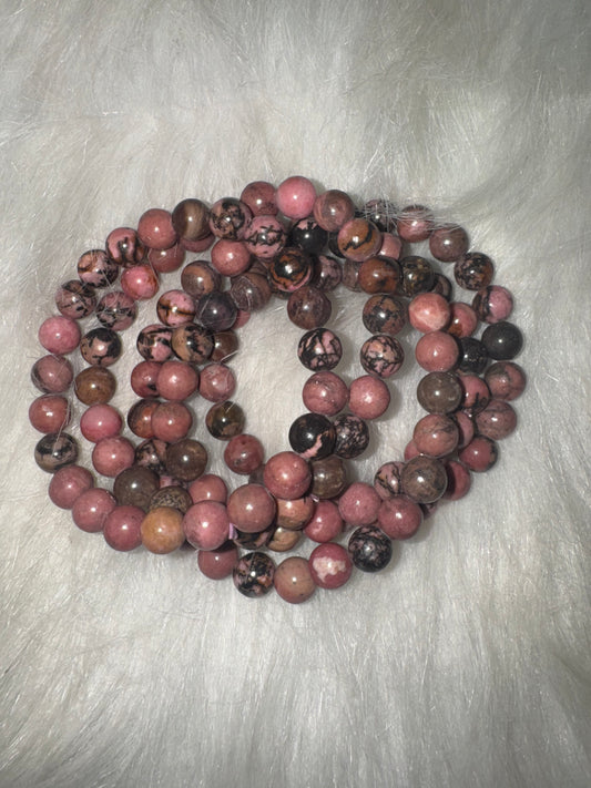 Rhodonite Bracelet 7mm