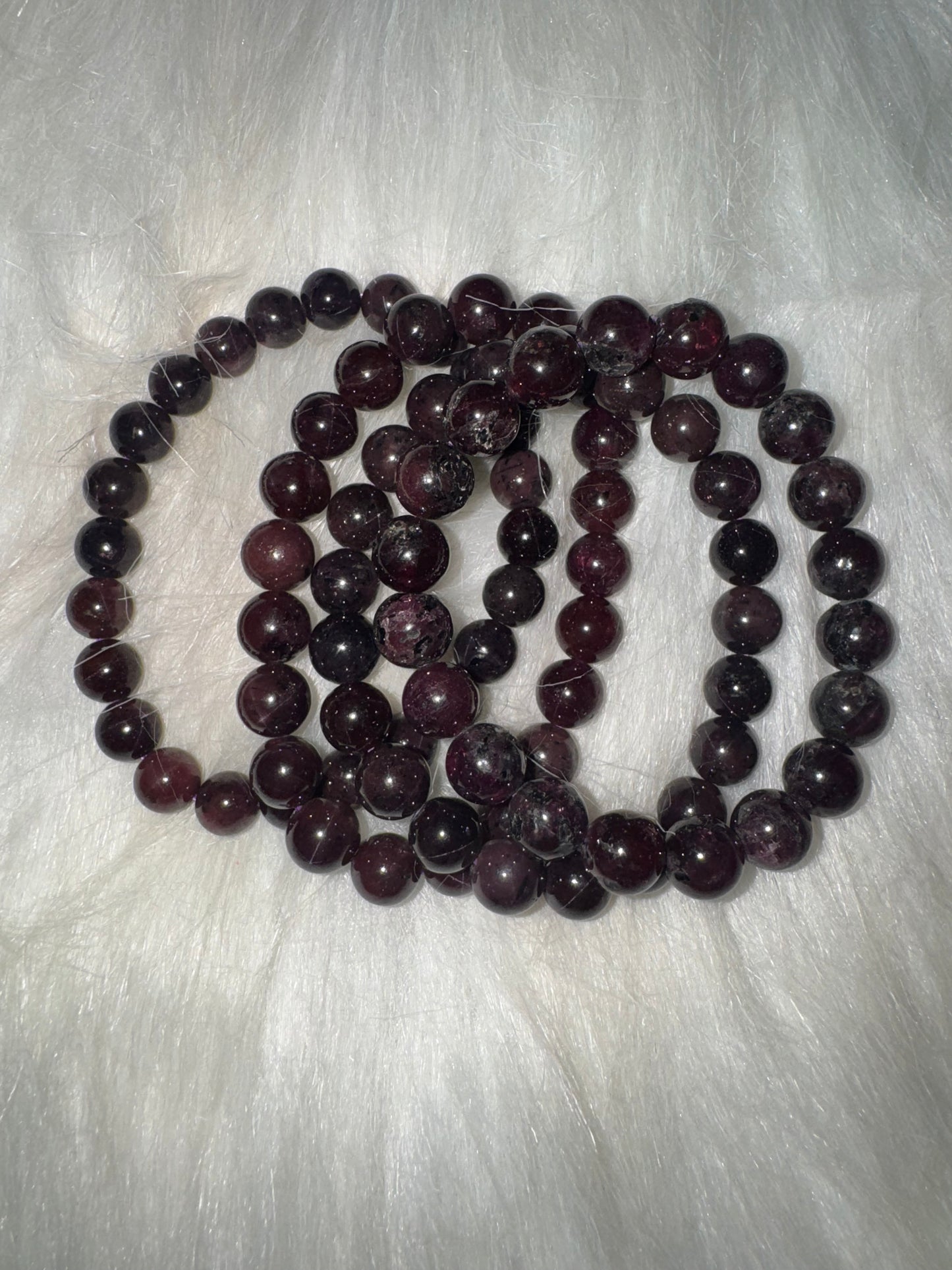 Garnet Bracelet 8/9mm