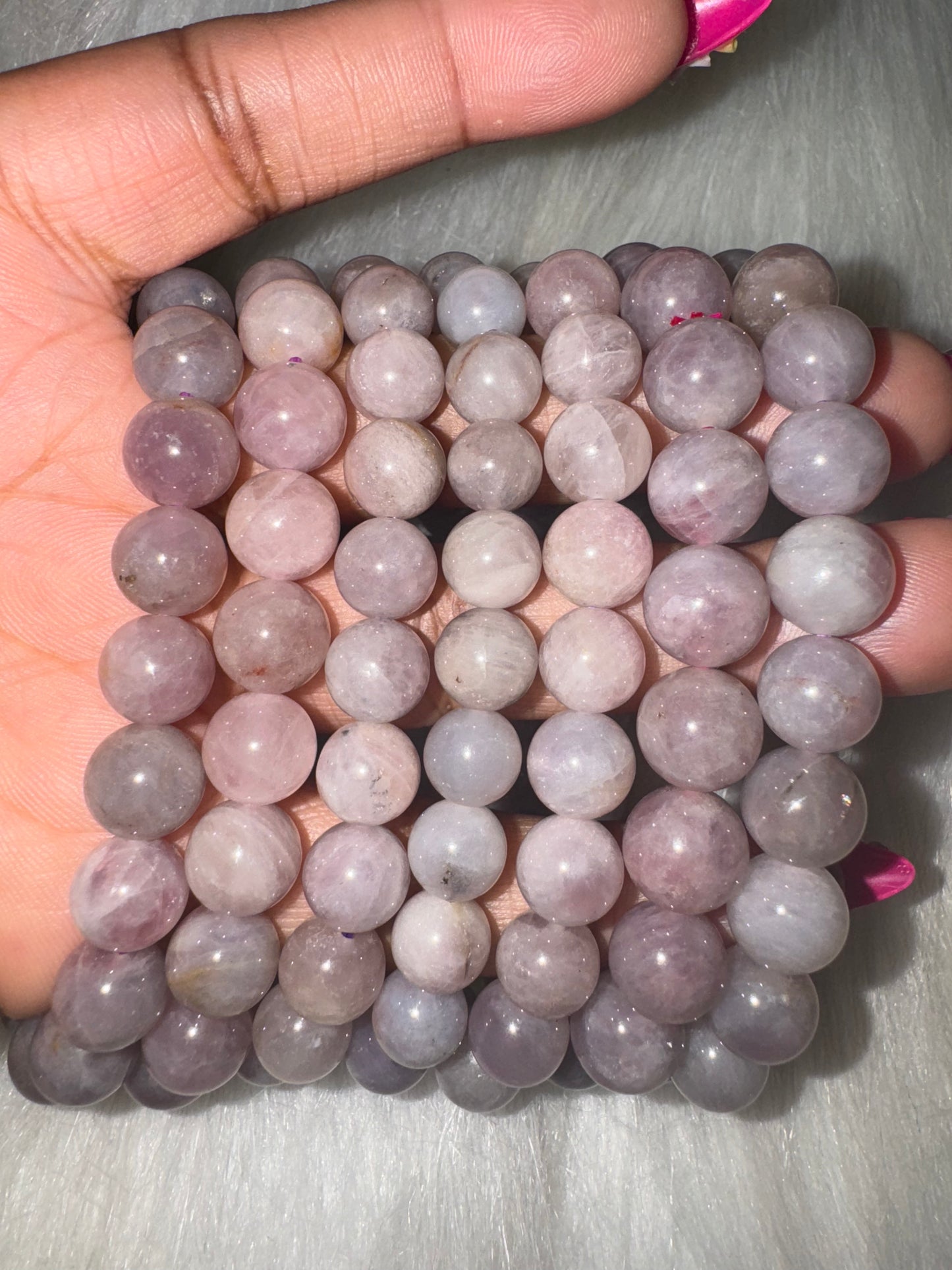 HQ Purple Rose Quartz Bracelets