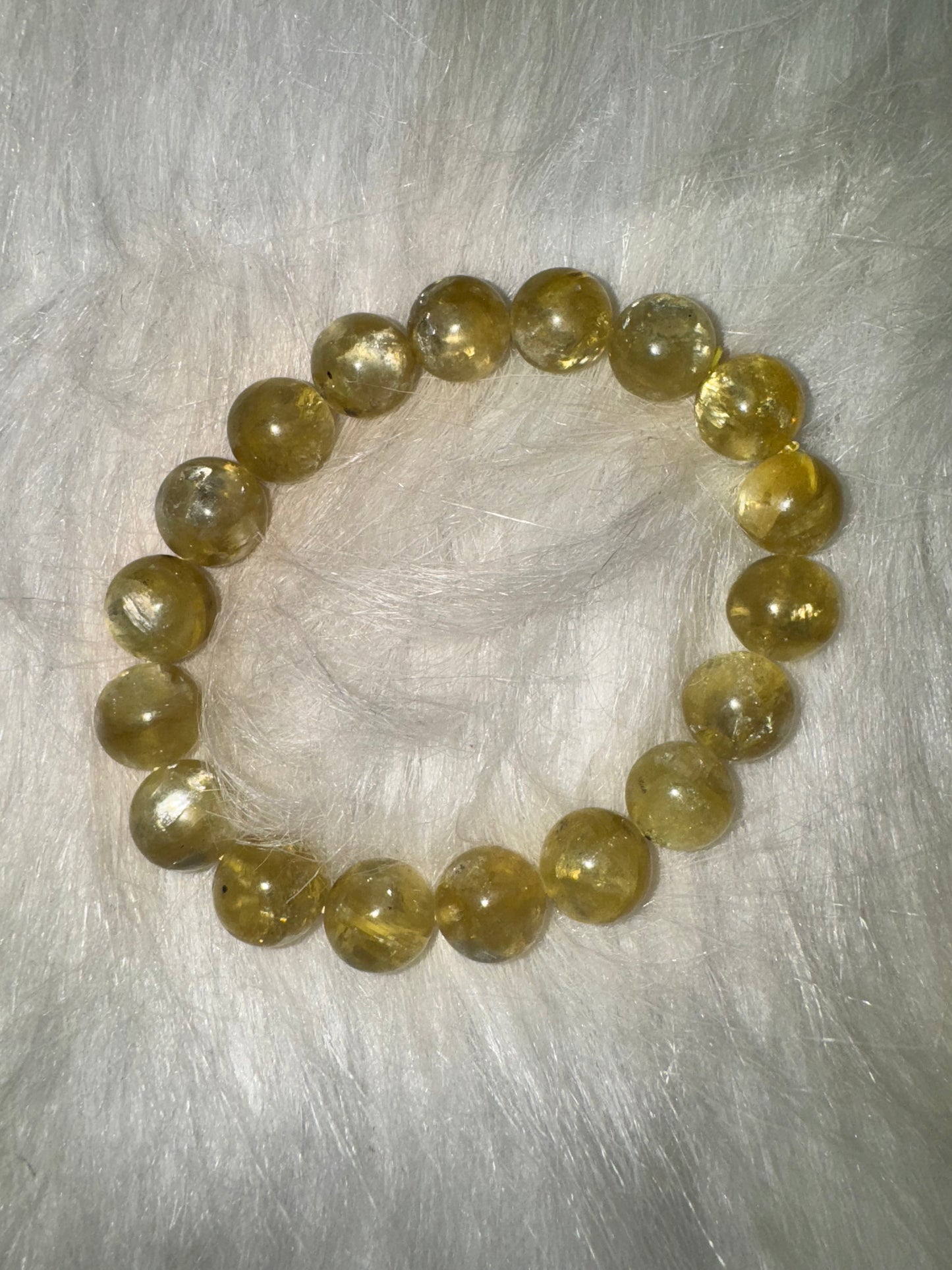 Golden Lepidolite Bracelet 11mm