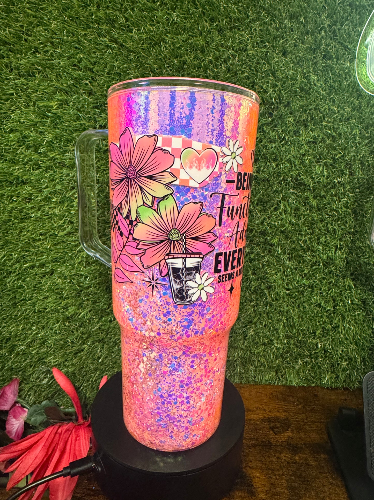 40oz Snow Globe Tumbler