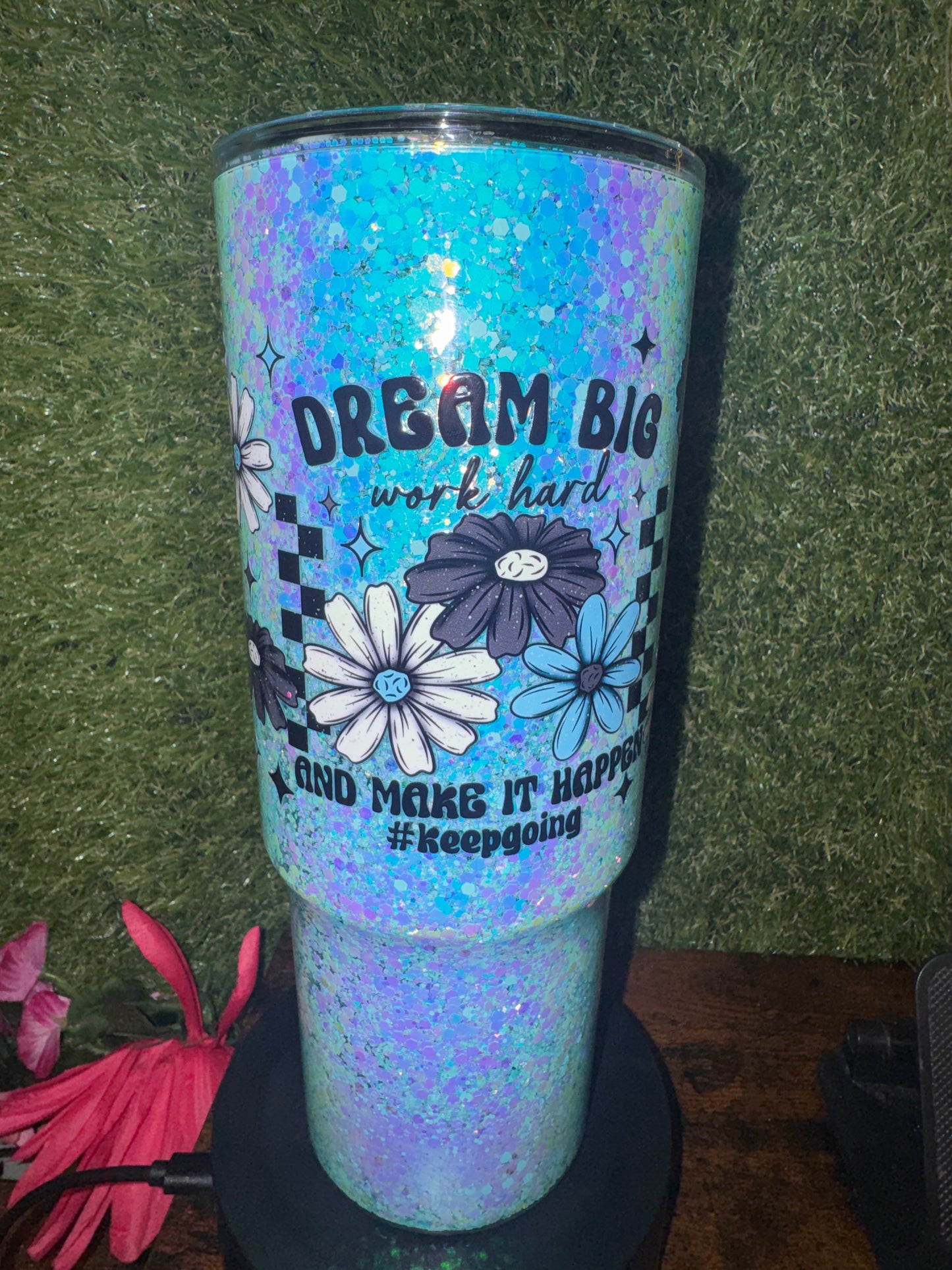 40oz Snow Globe Tumbler
