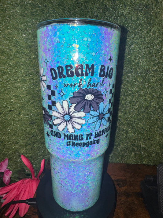 40oz Snow Globe Tumbler