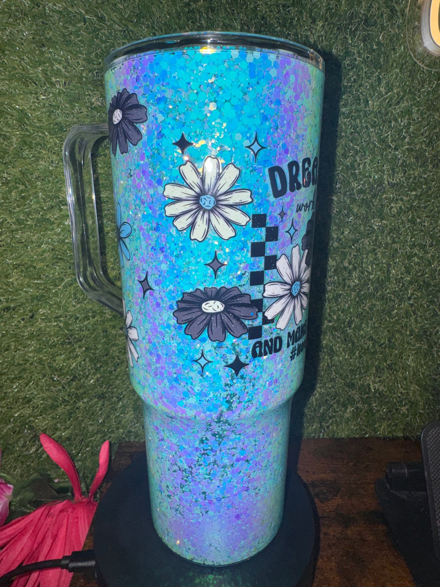 40oz Snow Globe Tumbler