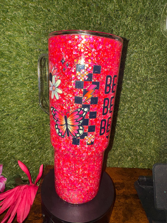 40oz Snowglobe Tumbler