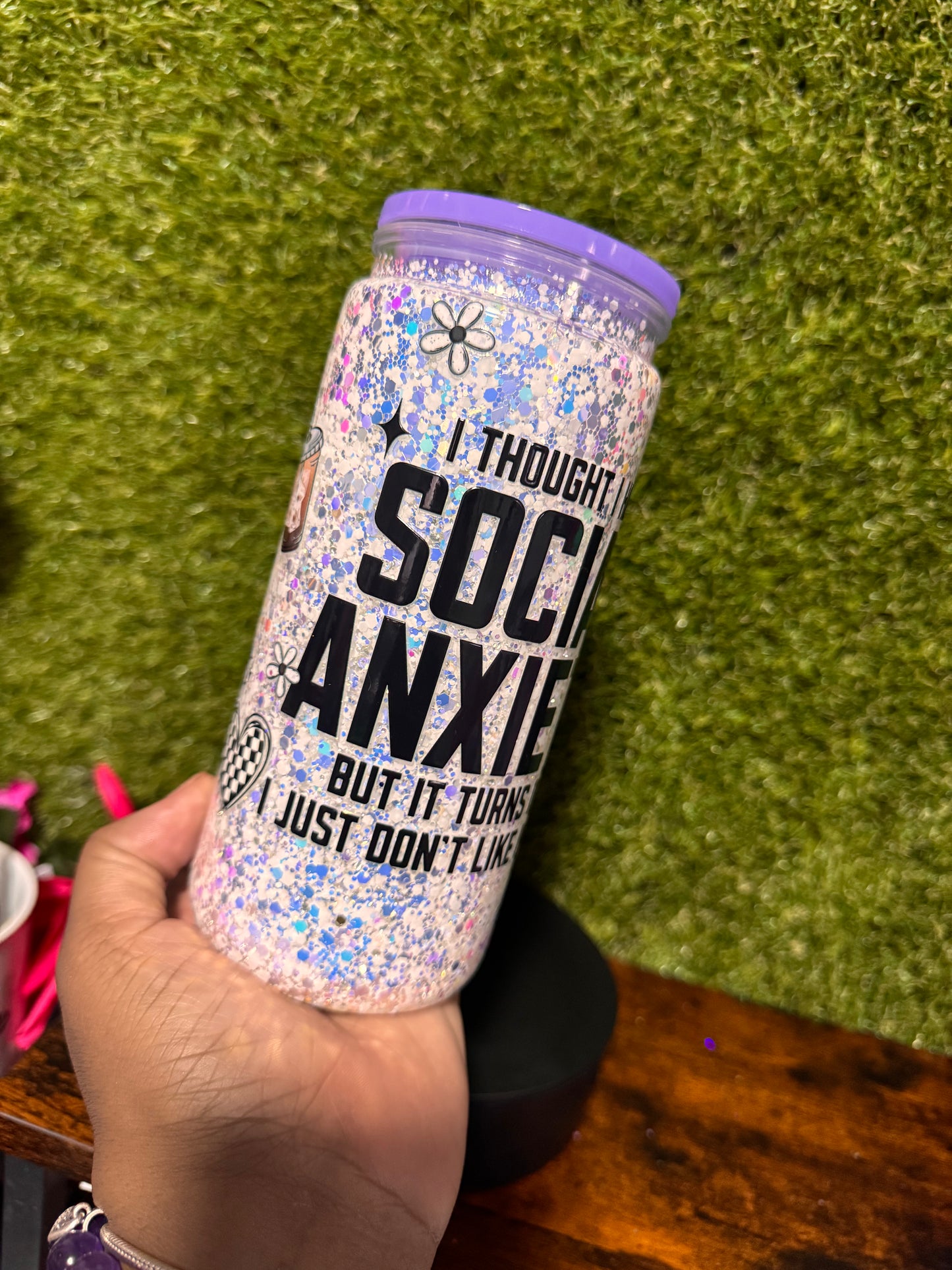 20oz Snow Globe Tumbler