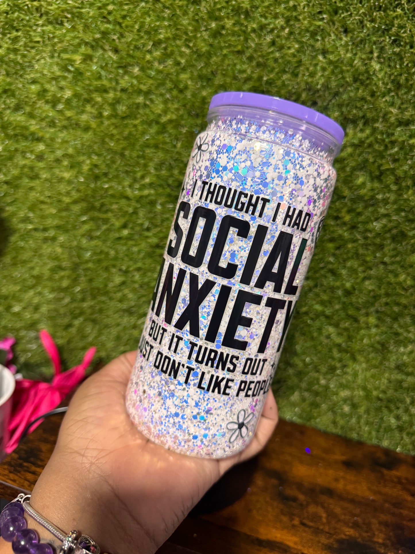 20oz Snow Globe Tumbler