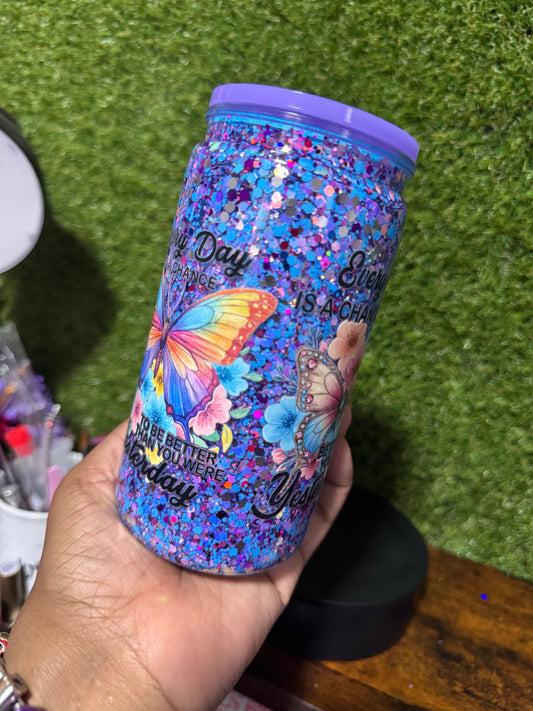 16oz Butterfly Snow Globe