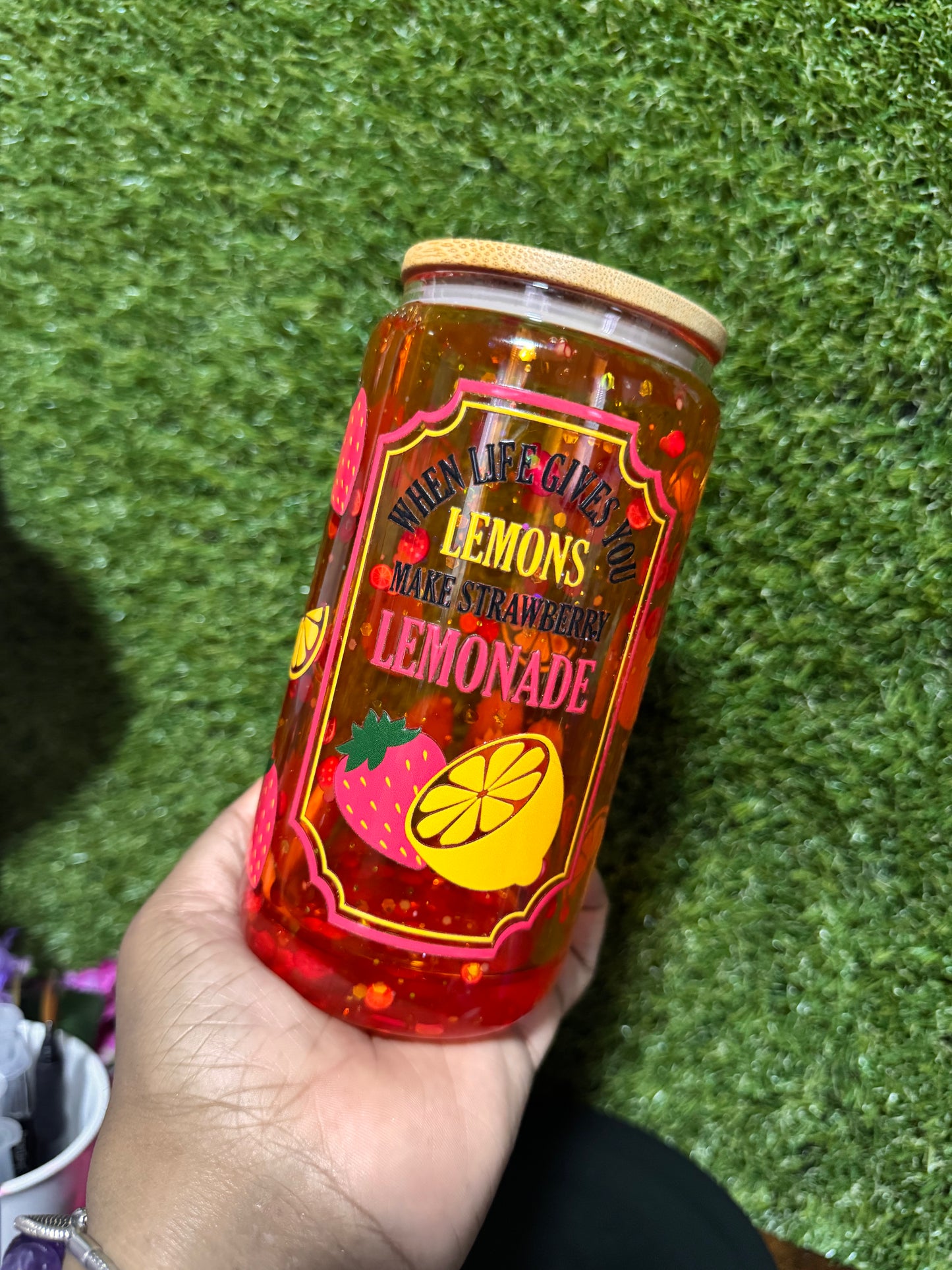 16oz Glass Tumbler