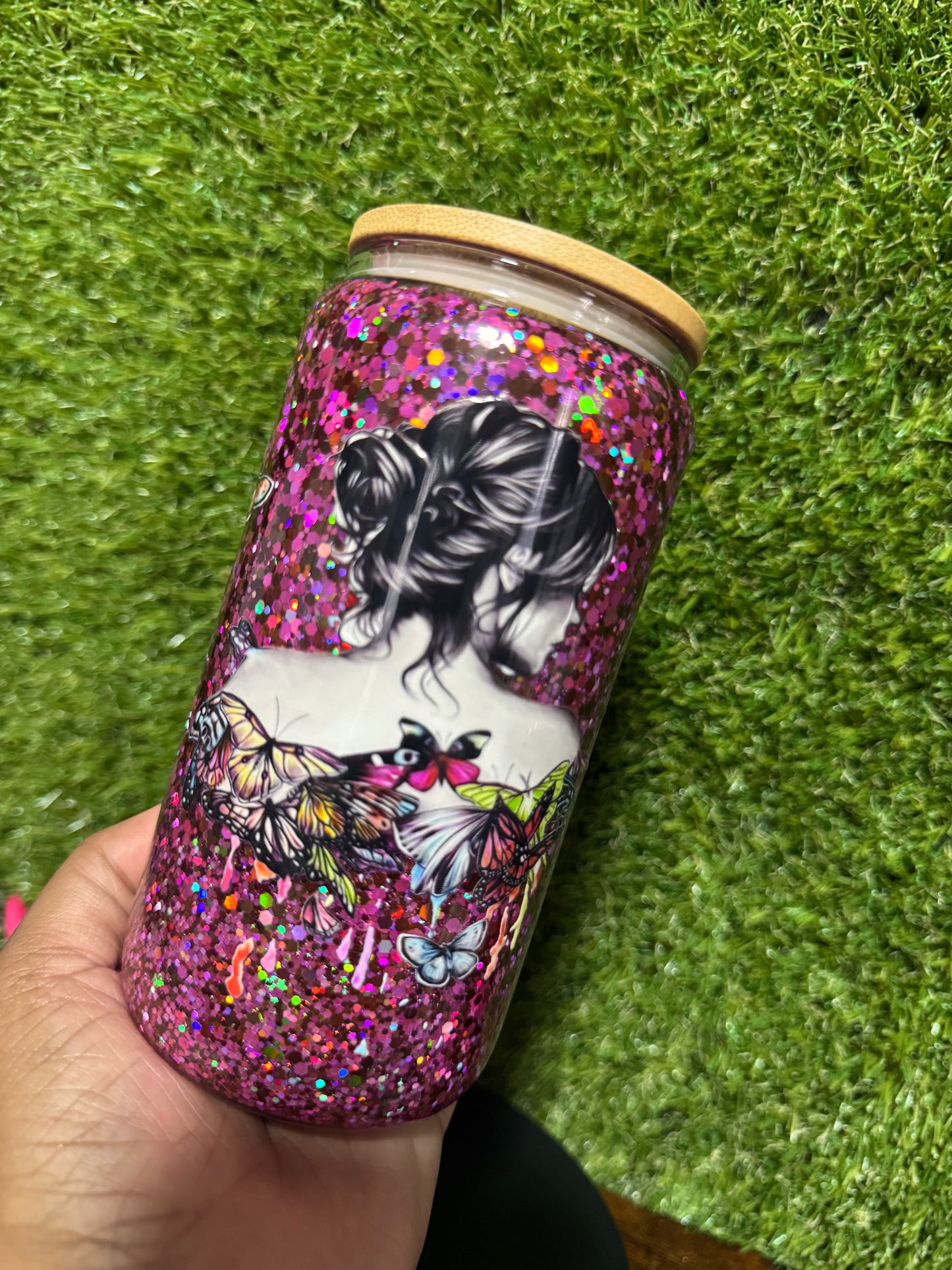 16oz Glass Tumbler