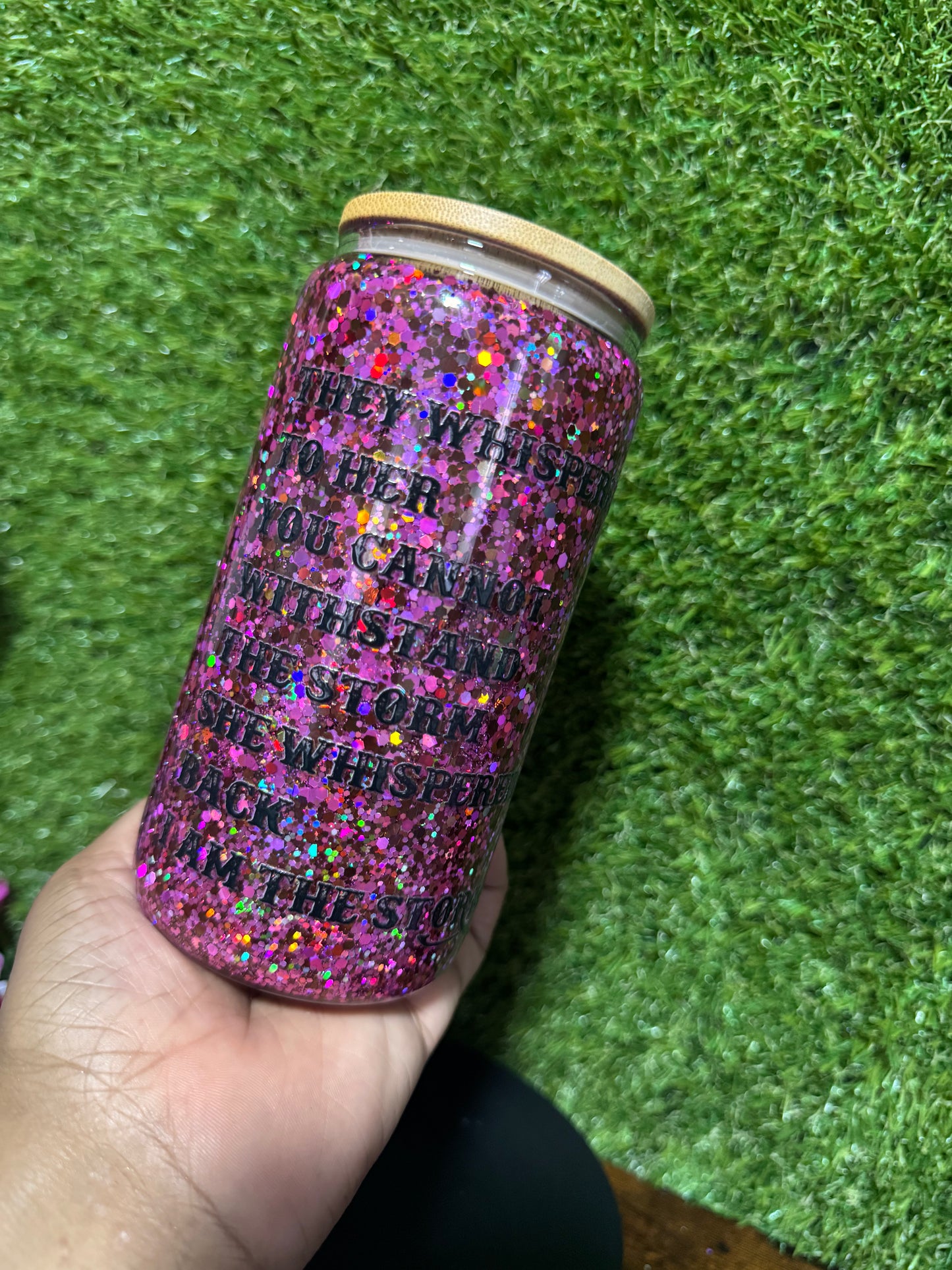 16oz Glass Tumbler