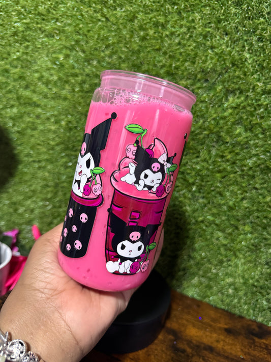 16oz Strawberry Milk Tumbler