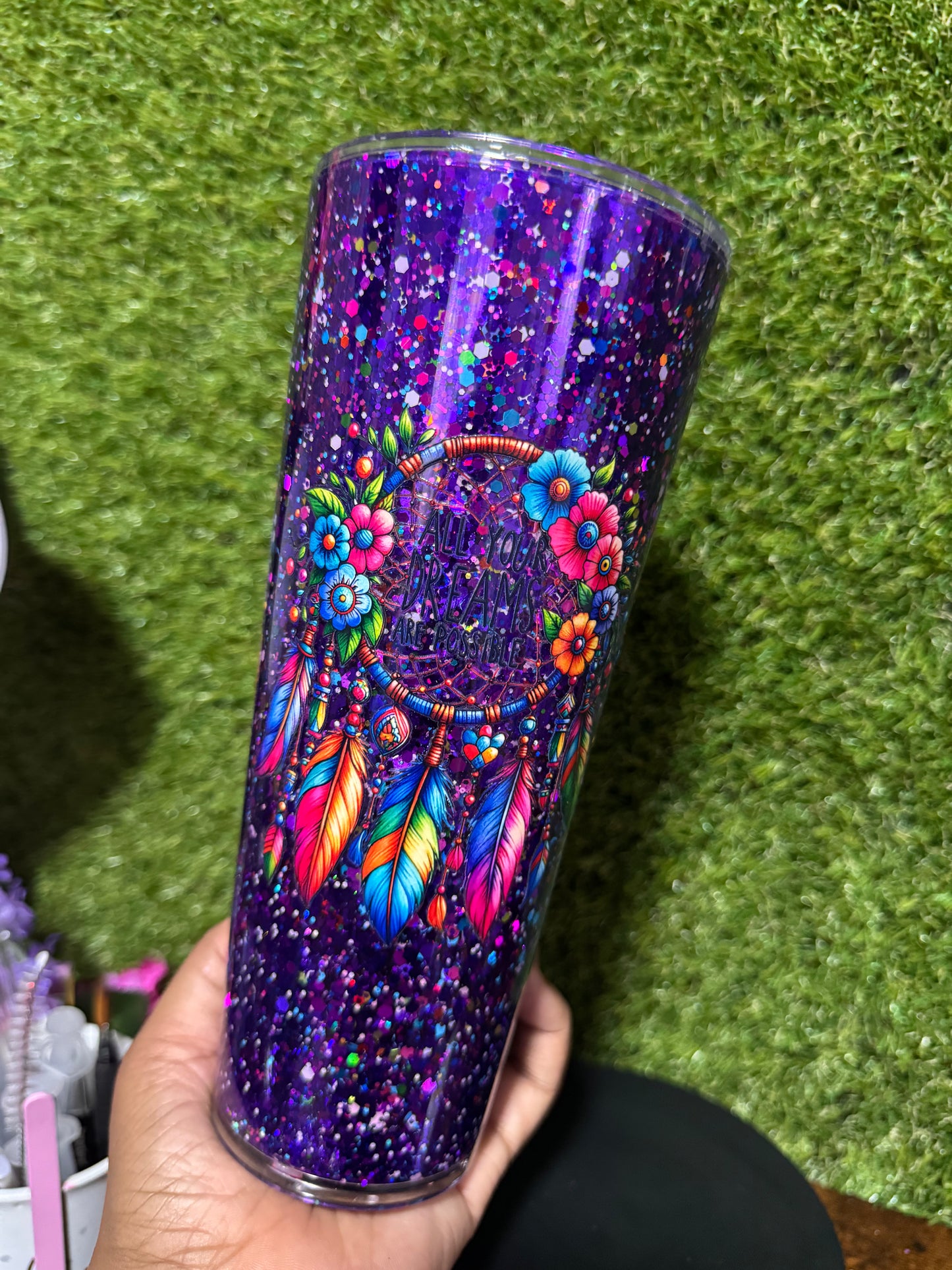 24oz Dream Catcher Tumbler