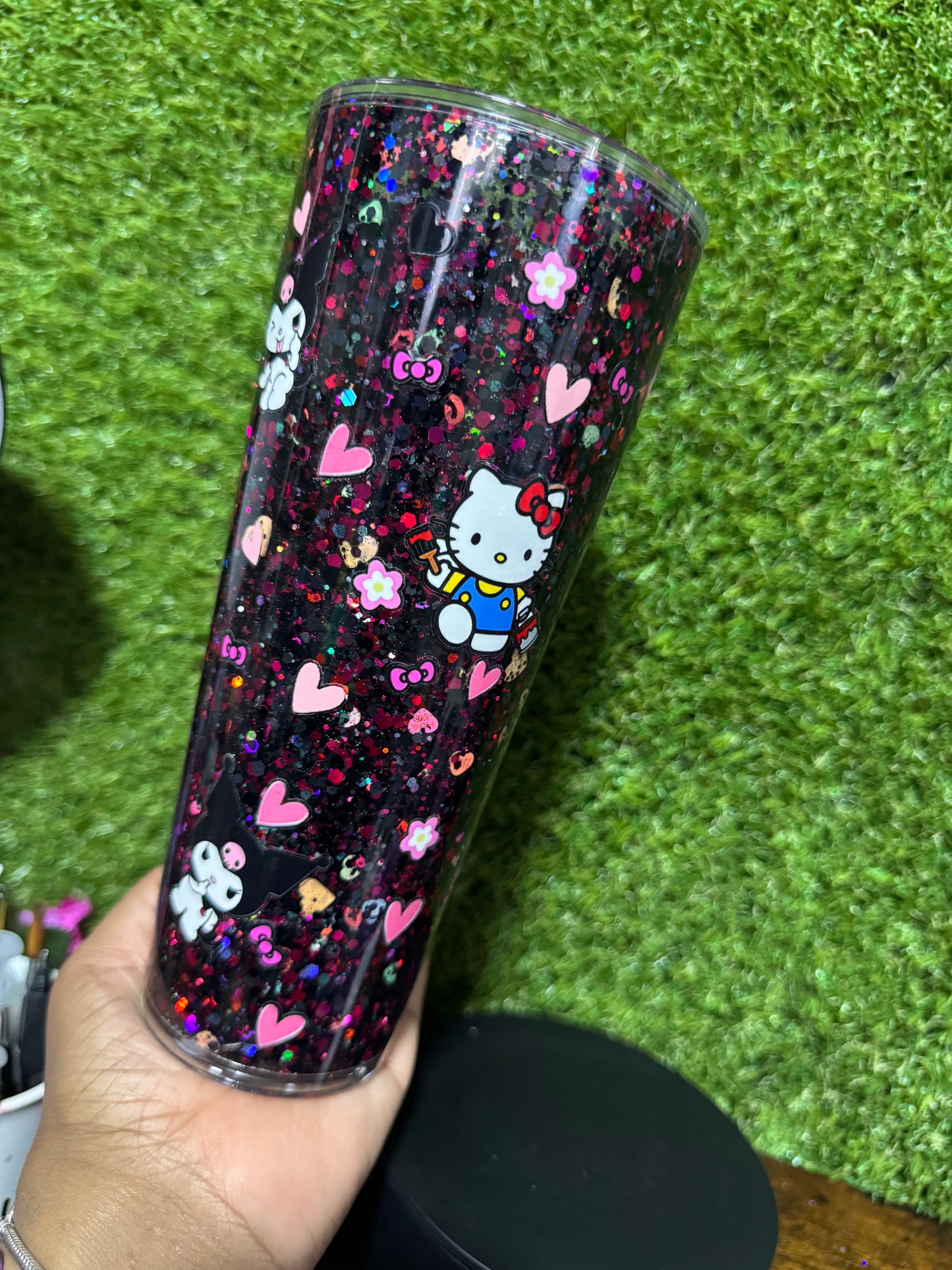 24oz HK Snow Globe Tumbler