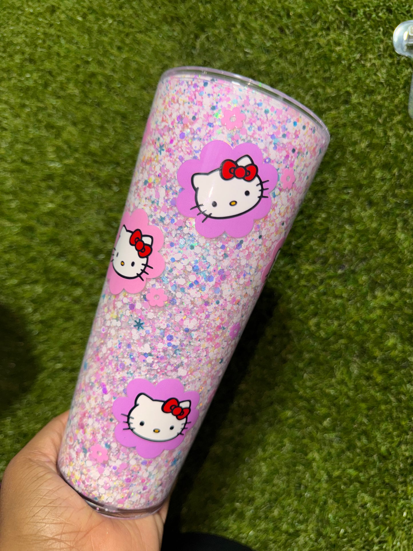 24oz HK Snow Globe Tumbler