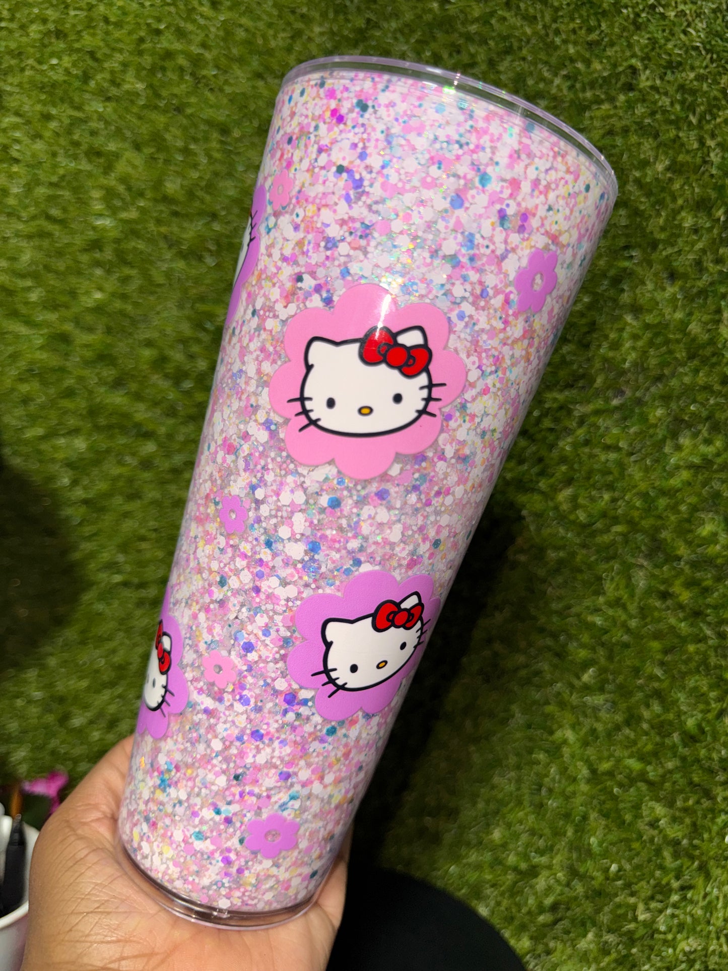 24oz HK Snow Globe Tumbler