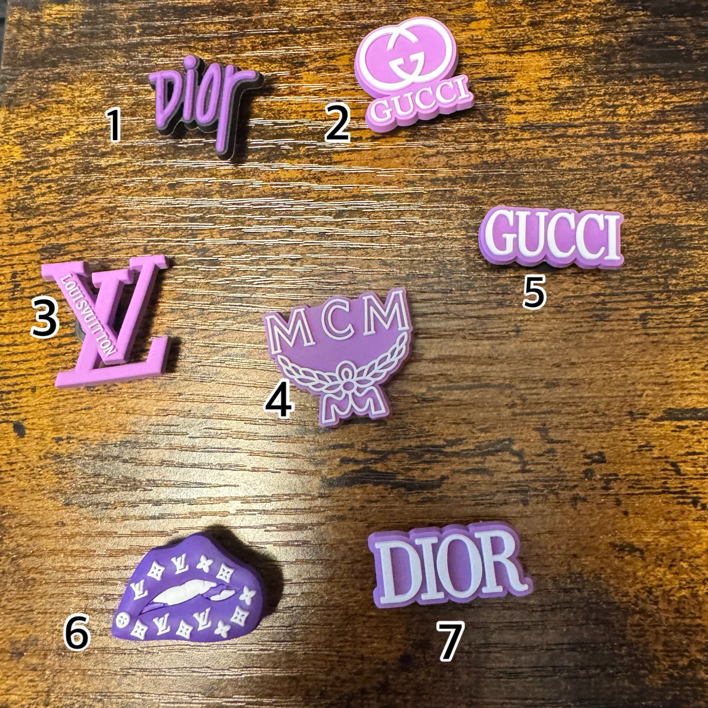 Luxury Jibbitz Purple