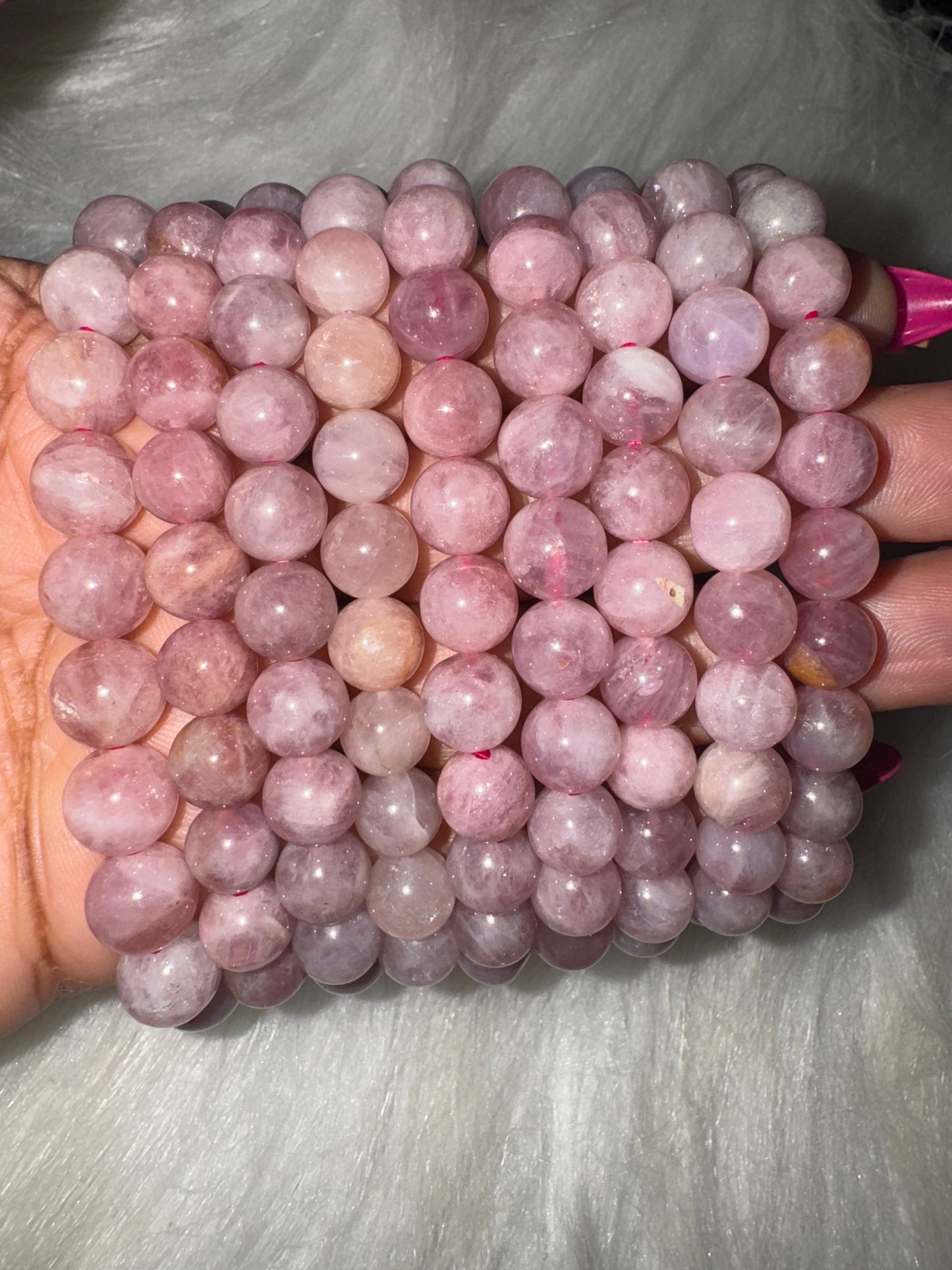 HQ Purple Rose Quartz Bracelets